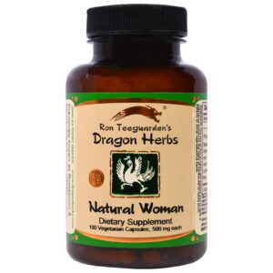 Dragon Herbs, Natural Woman, 470 mg, 100 Cápsulas Vegetais
