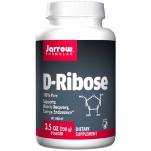 Jarrow Formulas, D-Ribose, em pó, 3,5 oz (100 g)