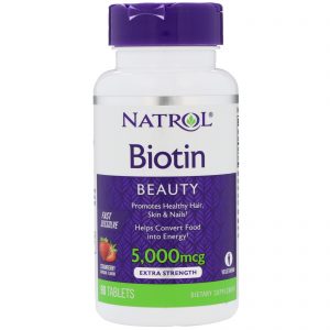 Comprar natrol, biotina, morango, 5000 mcg, 90 comprimidos preço no brasil vitamina b suplemento importado loja 13 online promoção - 22 de setembro de 2023
