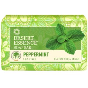 Desert Essence Hortelã-pimenta Soap Bar 5 Oz