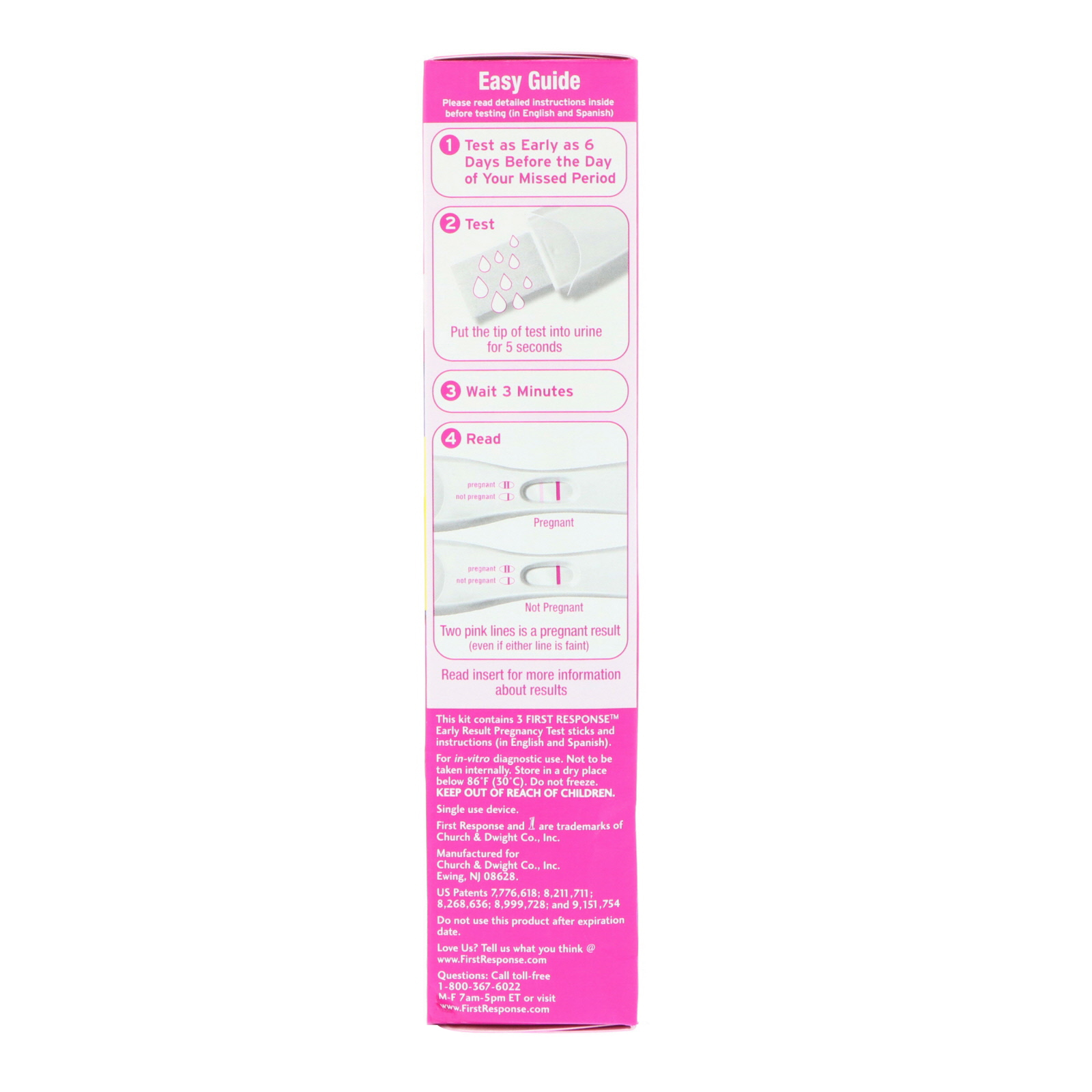 First Response, Early Result Pregnancy Test, 3 Tests - Imagem 2
