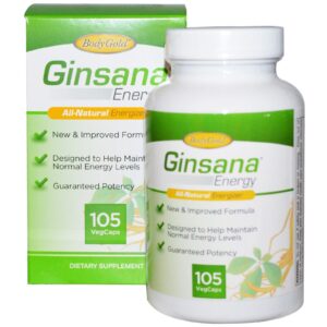 Pharmaton Natural Health, Energético Ginsana, 105 Cápsulas Vegetarianas