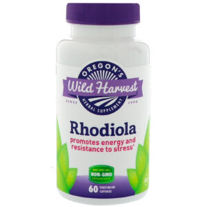Oregon's Wild Harvest, Rodiola, 60 Cápsulas para vegetarianos