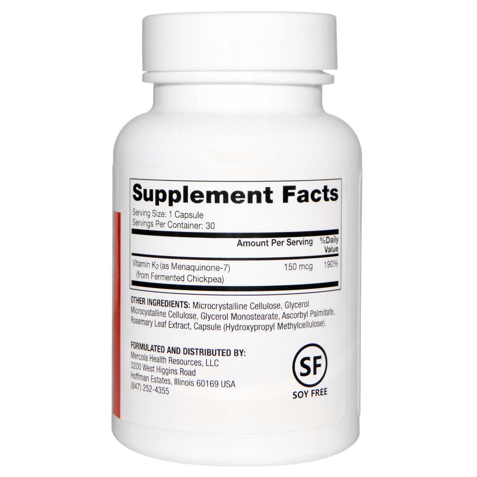 Dr. Mercola, Vitamina K2, 30 Cápsulas - Imagem 2