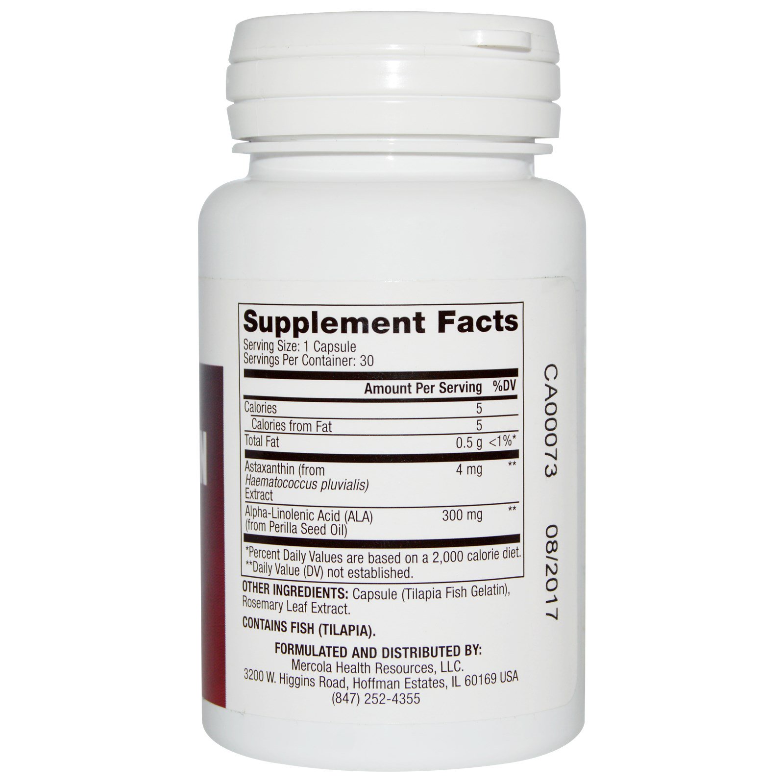 Dr. Mercola, Astaxantina, 30 cápsulas - Imagem 2