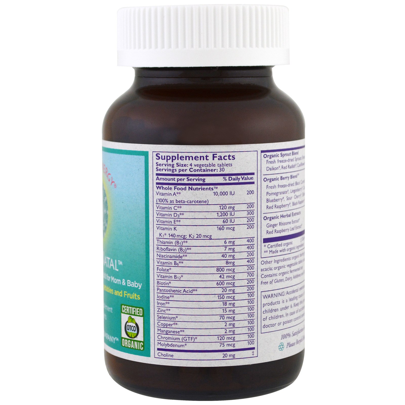 The Synergy Company, PureNatal, 120 Comprimidos - Imagem 2