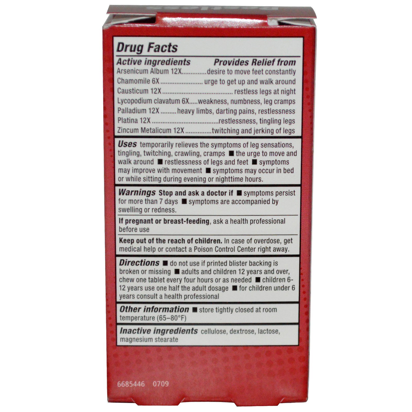 NatraBio, Pernas Cansadas, 60 Comprimidos - Imagem 2