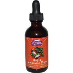 Dragon Herbs, Dragon Drops, Drops de Goji e Schisandra, 60 ml (2 fl oz)