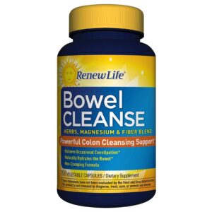 Renew Life, Limpeza do Intestino, 150 Cápsulas Vegetais