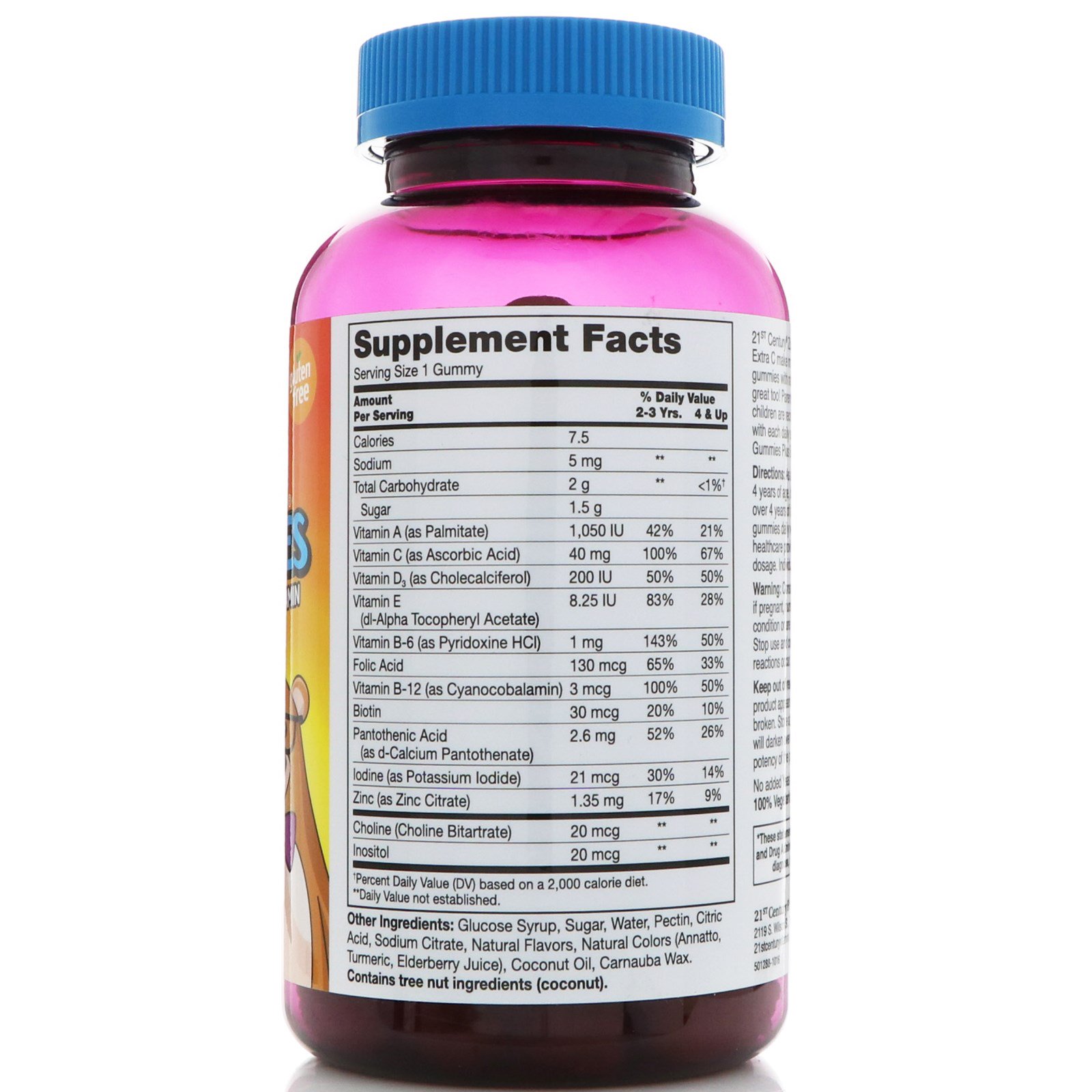 21st Century, Balas de Gelatina Diversas Zoo Friends, com Vitamina C Extra, 150 Balas de Gelatina - Imagem 2