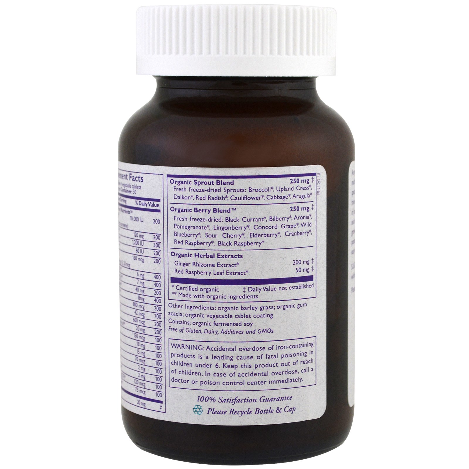 The Synergy Company, PureNatal, 120 Comprimidos - Imagem 3