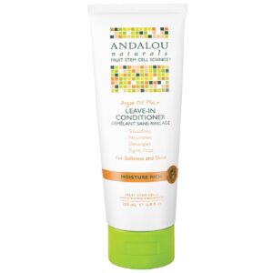 Andalou Naturals Conditioner, Umidade - Argan Oil mais Leave-In - 6.8 oz