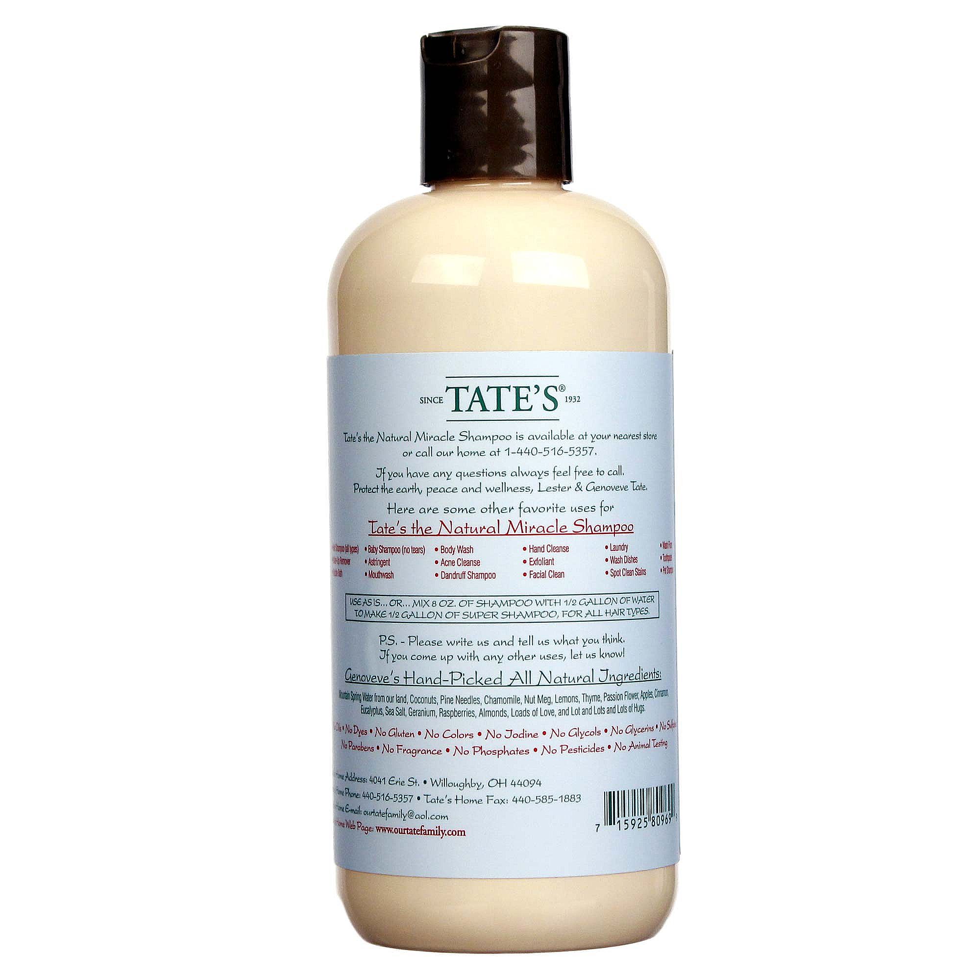 Tate's O Natural Milagre Xampu 18 fl oz - Imagem 2