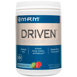 MRM, Driven, Energia Pré-Treino, Morango e Kiwi, 12.3 oz (350g)