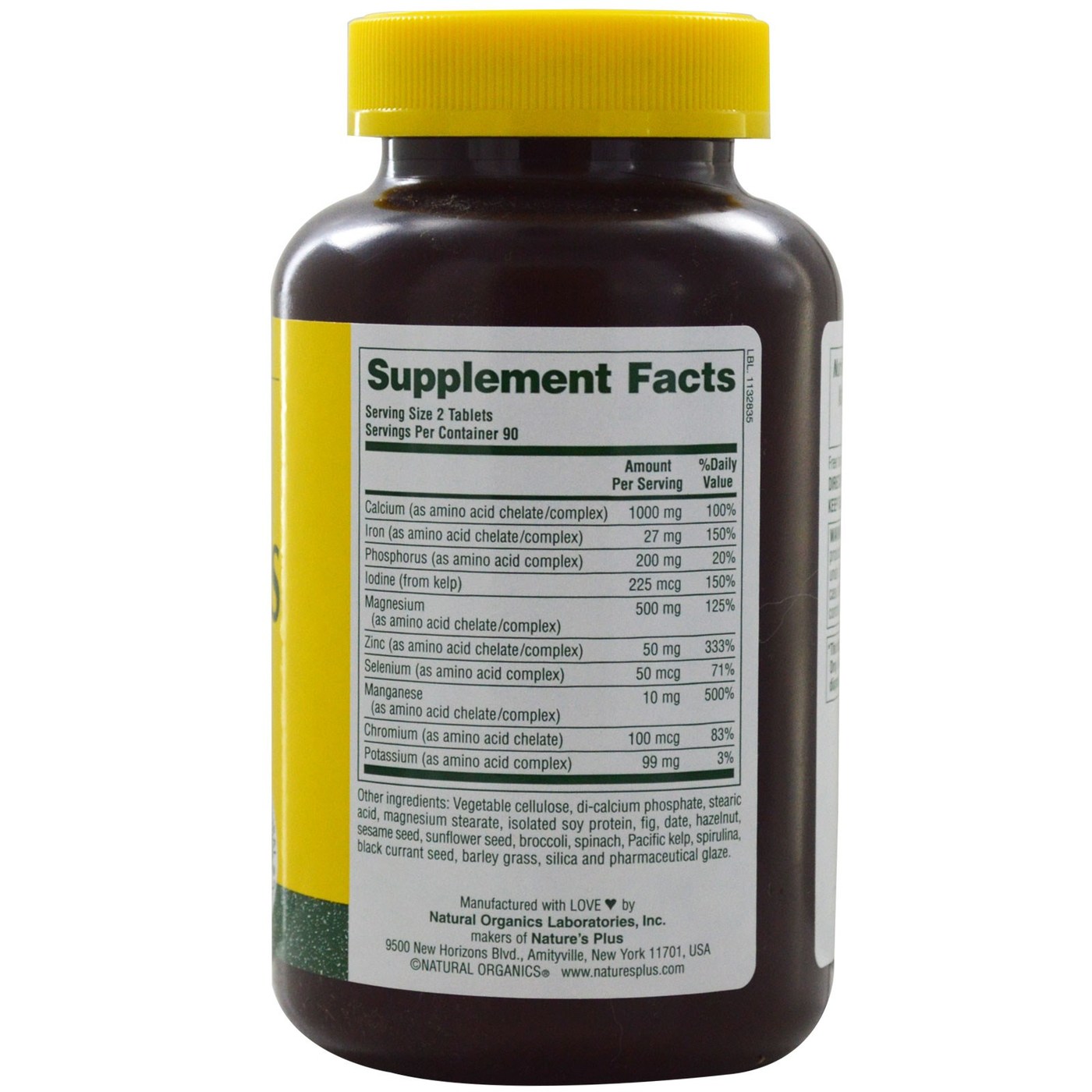 Nature's Plus Ultra Mins 180 Tabletes - Imagem 2