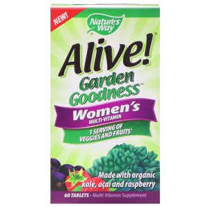 Comprar nature's way, alive! Garden goodness women's multivitamin, 60 tablets preço no brasil vitaminas e minerais suplemento importado loja 15 online promoção - 4 de dezembro de 2023