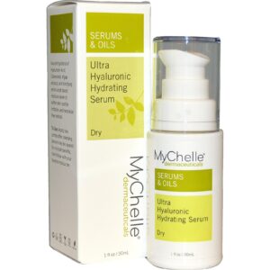 MyChelle Dermaceuticals, Soro Hidratante Ultra Hialurônico, seco, etapa 3, 1 fl oz (30 ml)