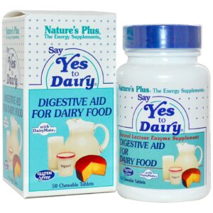 Nature's Plus, Diga Sim aos Laticínios, 50 comprimidos mastigáveis