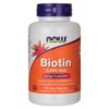Comprar biotina 5,000 mcg now foods 120 vcáps. Preço no brasil vitamina b suplemento importado loja 11 online promoção - 2 de maio de 2024