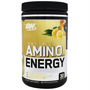 Optimum Nutrition Tea Series Essential Amino Energy Half & Half Lemonade & Iced Tea. - 30 Servings