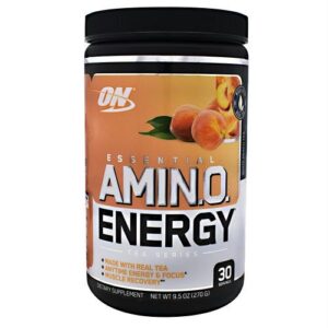 Optimum Nutrition Tea Series Essential Amino Energy White Peach Tea - 30 Servings