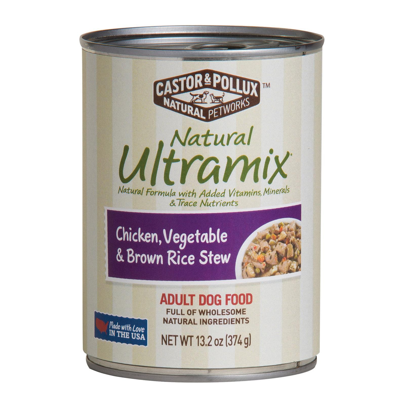Castor And Pollux Rice Canned Dog Food - Vegetable And Brown - Case Of 12 - 13.2 Oz.