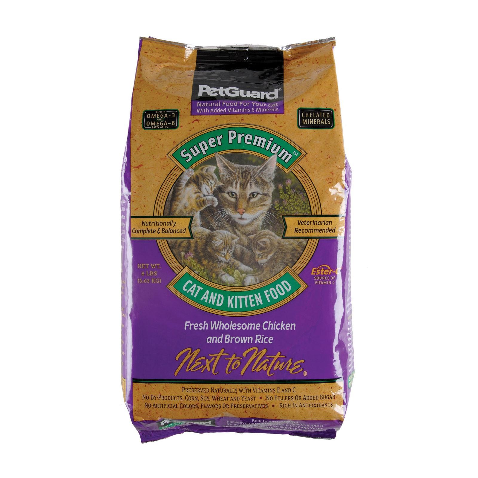 Petguard Premium Cat And Kitten Dry Food - 8 Lb.