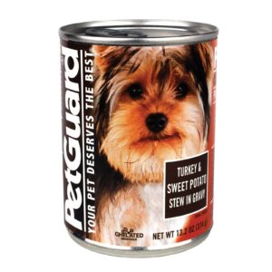 Petguard Dog Foods - Turkey And Sweet Potato Stew In Gravy - Case Of 12 - 13.2 Oz.