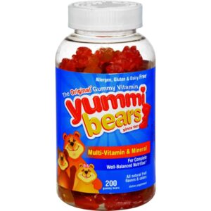 Hero Nutritionals Yummi Bears Gummy Vitamins For Children - 200 Gummies