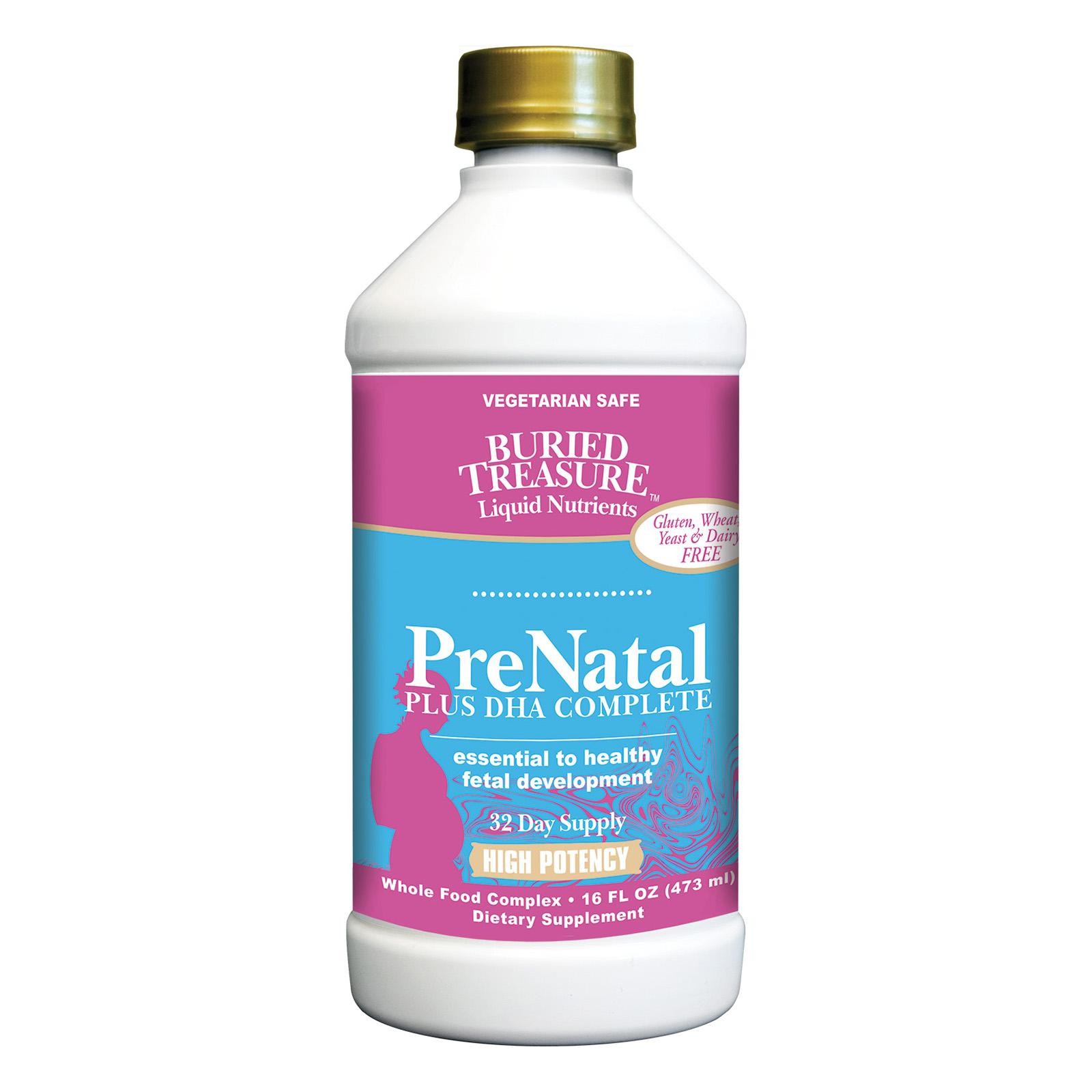 Buried Treasure Prenatal Plus Dha Complete - 16 Fl Oz
