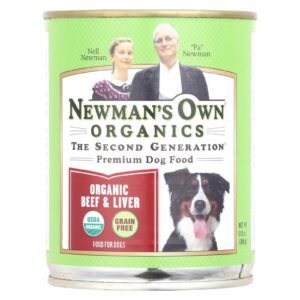 Newman's Own Organics Cat Food - Beef And Liver - Case Of 12 - 12 Oz.