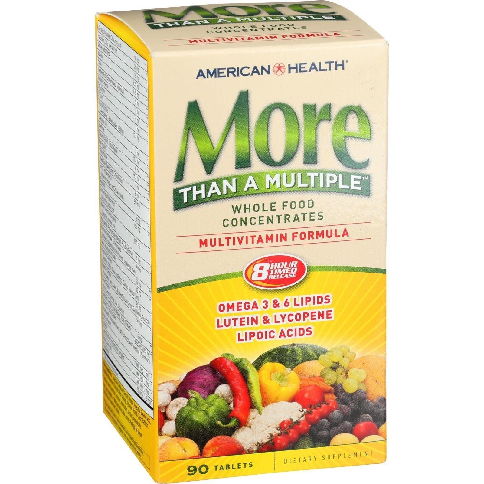 American Health More Than A Multiple - Multivitamin Formula - 90 Tablets