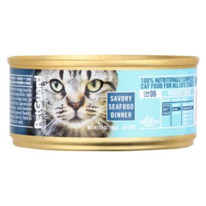 Petguard Cat Food - Savory Seafood Dinner - Case Of 24 - 5.5 Oz.