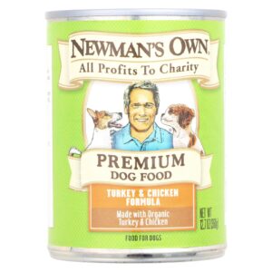 Newman's Own Organics Turkey And Chicken - Organic - Case Of 12 - 12.7 Oz.