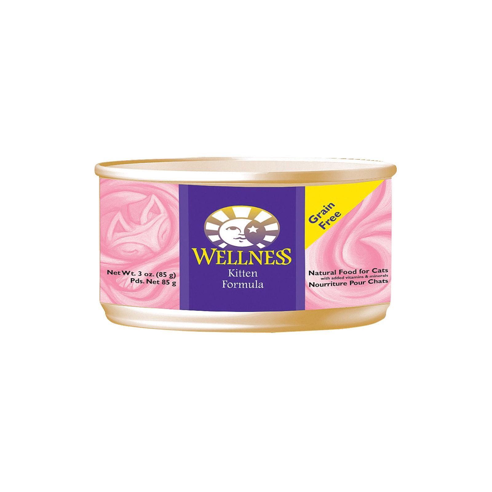 Wellness Pet Products Cat Food - Kitten Recipe - Case Of 24 - 3 Oz.