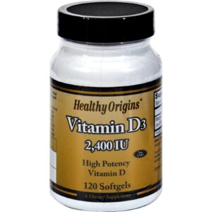 Healthy Origins Vitamin D3 - 2400 Iu - 120 Softgels