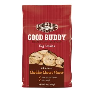 Castor And Pollux Dog Cookies - Cheddar Cheese - Case Of 8 - 16 Oz.