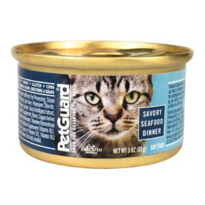 Petguard Cats Food - Savory Seafood Dinner - Case Of 24 - 3 Oz.