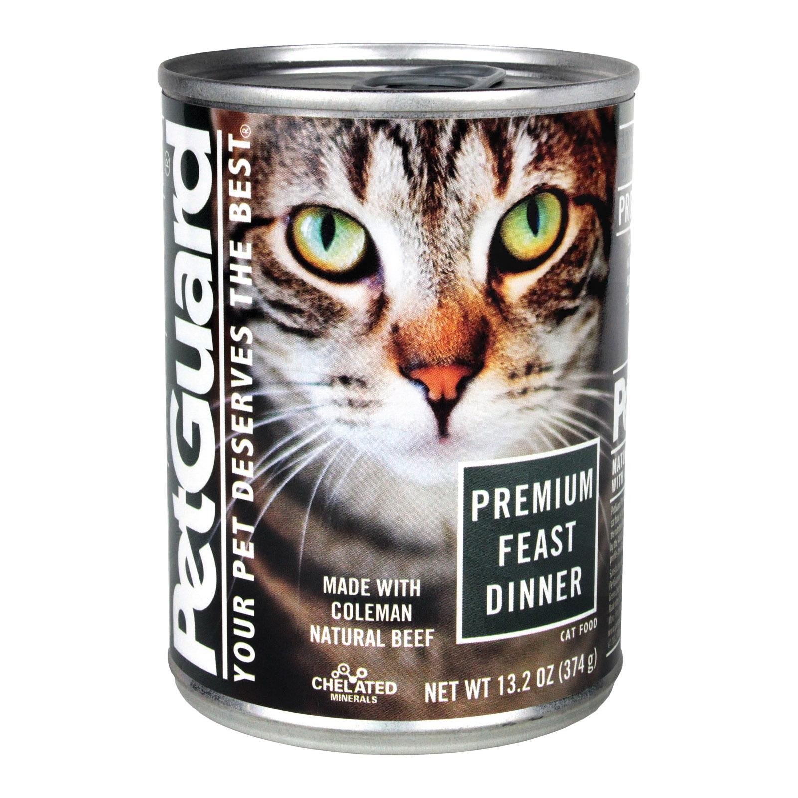 Petguard Cats Premium Feast Dinner - Case Of 12 - 13.2 Oz.
