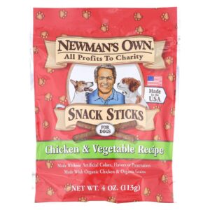 Newman's Own Organics Training Treats - Chicken And Vegetable - Case Of 12 - 4 Oz.