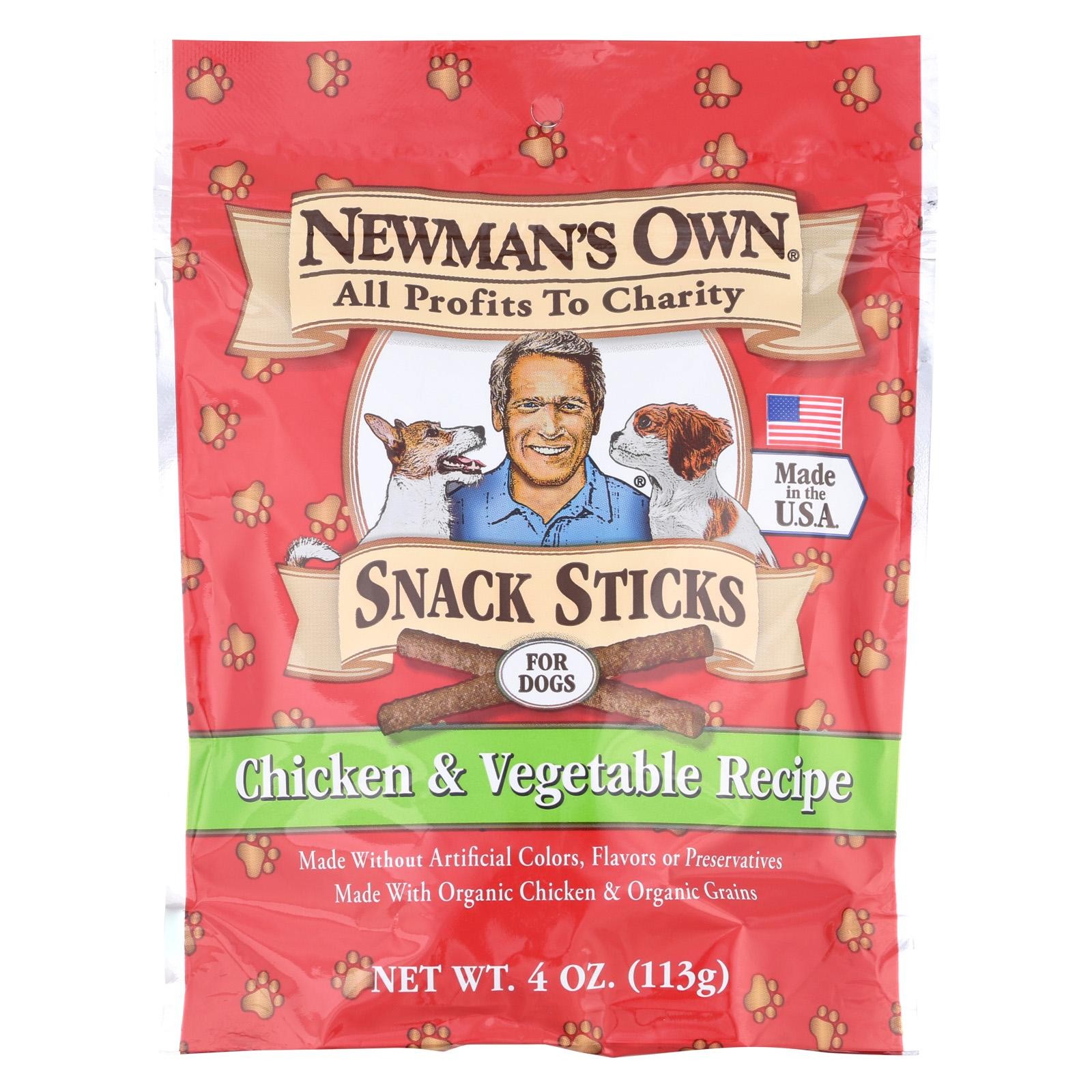 Newman's Own Organics Training Treats - Chicken And Vegetable - Case Of 12 - 4 Oz.
