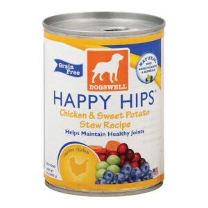 Dogs Well Happy Hips Chicken And Sweet Potato Stew Dog Food - Case Of 12 - 13 Oz.
