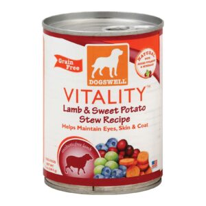 Dogs Well Vitality Lamb And Sweet Potato Stew Dog Food - Case Of 12 - 13 Oz.