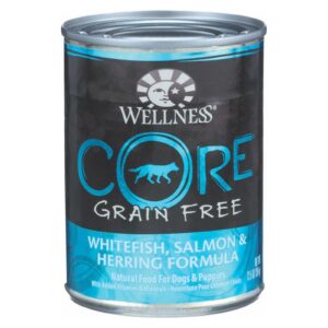 Wellness Pet Products Dog Food - Whitefish - Salmon And Herring - Case Of 12 - 12.5 Oz.