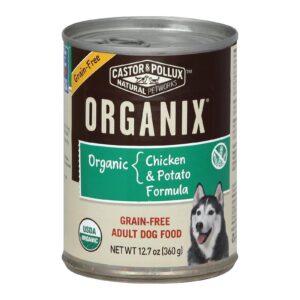 Castor And Pollux Organic Grain Free Dog Food - Chicken And Potato - Case Of 12 - 12.7 Oz.