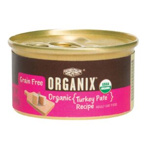 Castor And Pollux Organic Cat Food - Turkey Pate - Case Of 24 - 3 Oz.