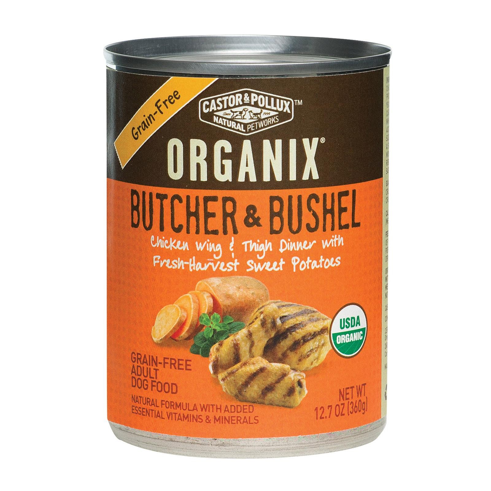 Castor And Pollux Organic Dog Food - Chicken Wing And Thigh - Case Of 12 - 12.7 Oz.