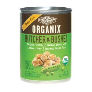 Castor And Pollux Organic Adult Dog Food - Chopped Turkey And Chicken - Case Of 12 - 12.7 Oz.