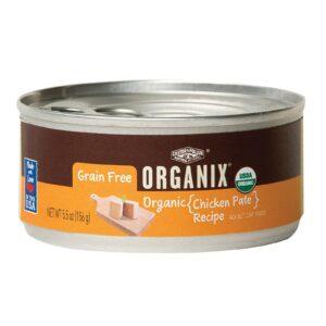 Castor And Pollux Organic Cat Food - Chicken Pate - Case Of 24 - 5.5 Oz.