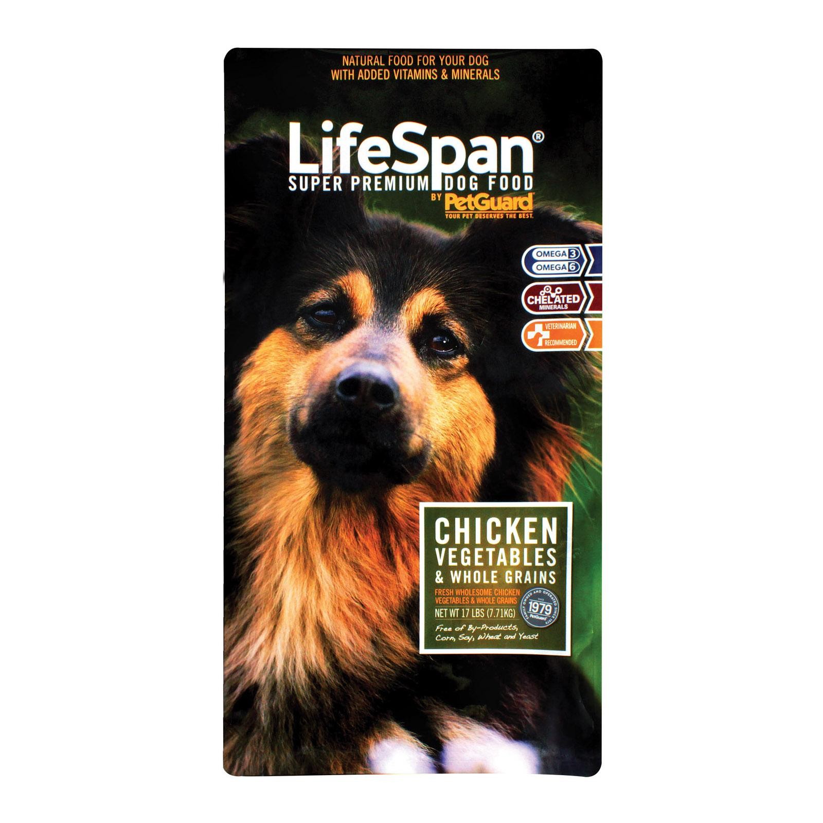 Petguard Dog Food - Lifespan - 17 Lb.